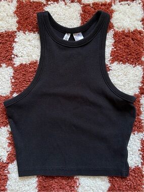 H&M Ribbed Crop Tank Top